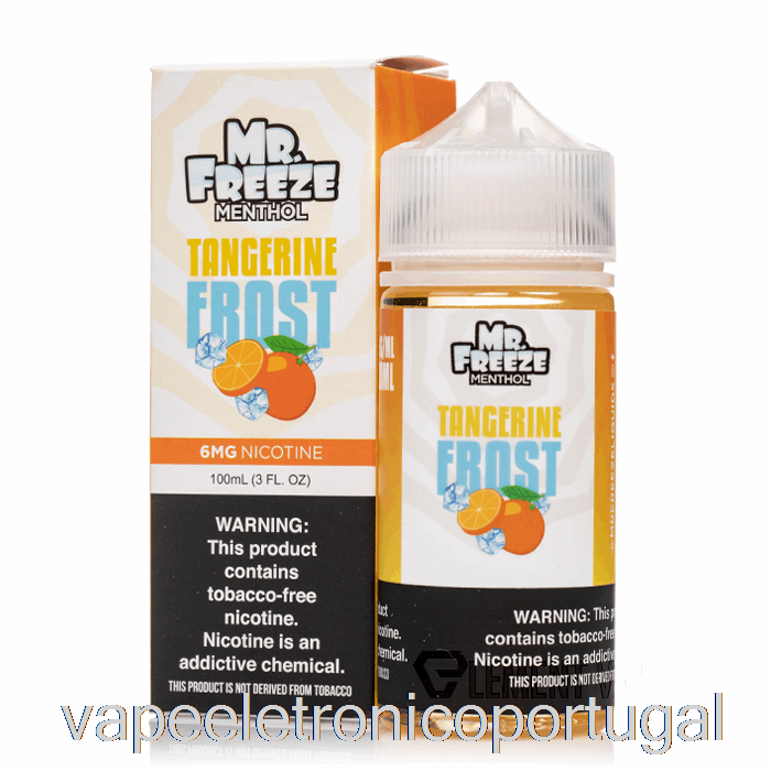 Vape Eletrônico Tangerina Geada - Mr Freeze - 100ml 0mg